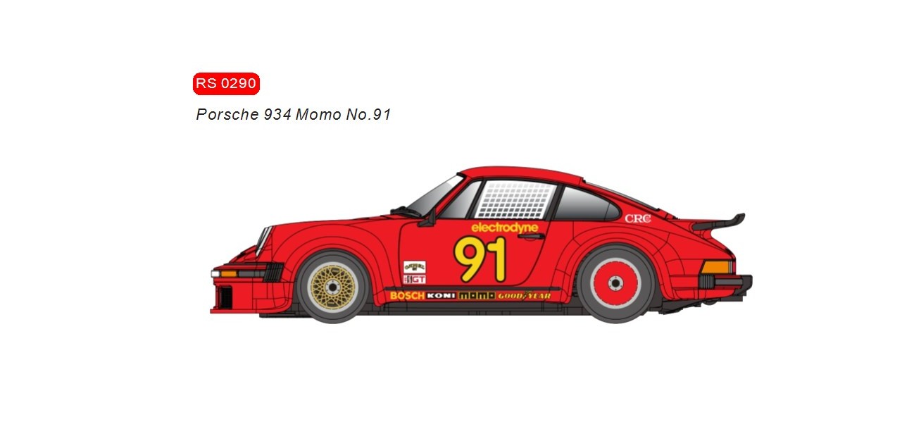 RS0290 Porsche 934 Momo No.91